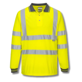 S277 Hi-Vis Long Sleeved Polo